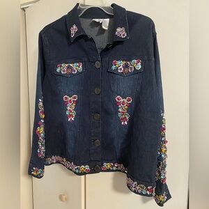 Custom made jean jacket